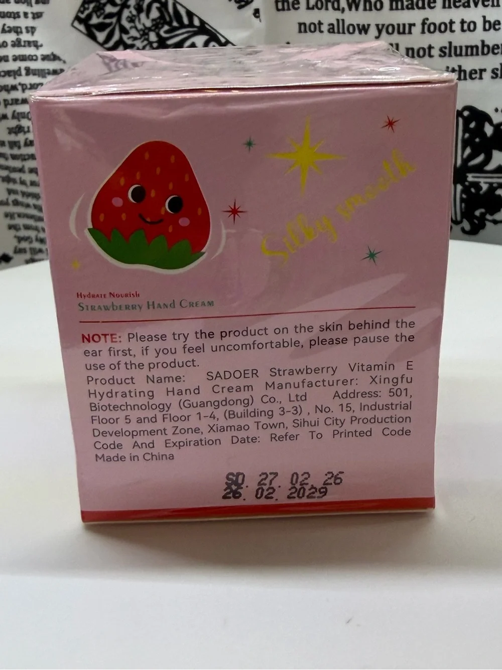 Strawberry Hand Cream